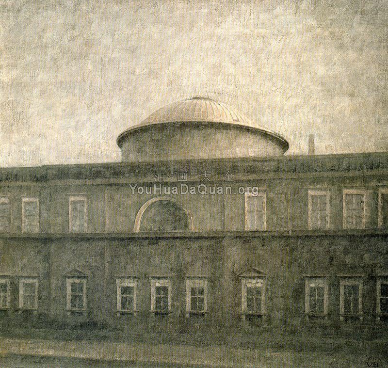 The Castle Church in Copenhagen - 威尔汉姆·哈莫修依